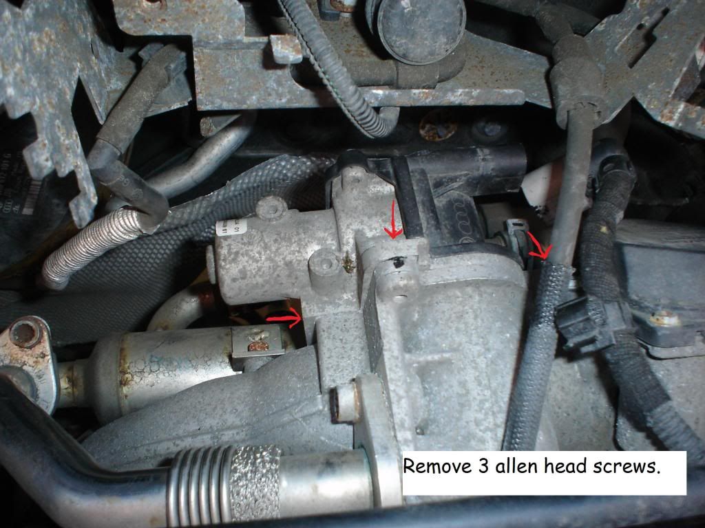 EGR valve removal for cleaning HOW TO. VW T4 Forum VW T5 Forum